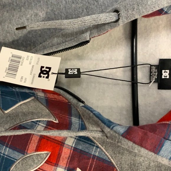 D C Men's Mayday Fleece hoodie NWT - Picture 5 of 7